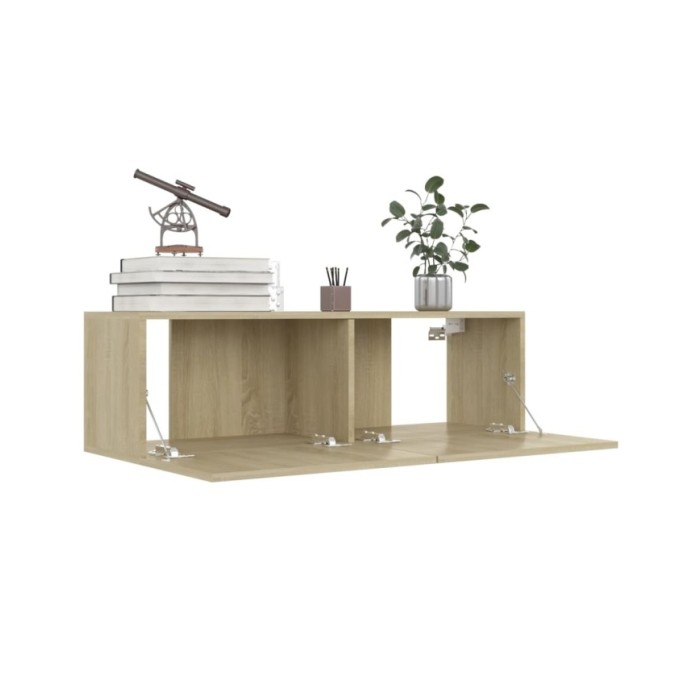 Ensemble de meubles TV 8 pcs Chêne sonoma Aggloméré 