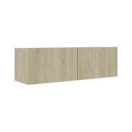 Ensemble de meubles TV 8 pcs Chêne sonoma Aggloméré 