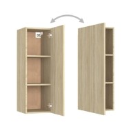 Ensemble de meubles TV 8 pcs Chêne sonoma Aggloméré 