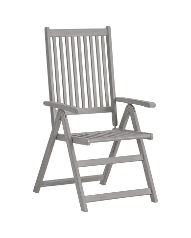 Ensemble de salle à manger de jardin 5 pcs Bois d'acacia massif