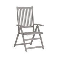 Ensemble de salle à manger de jardin 5 pcs Bois d'acacia massif