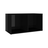 Ensemble de meubles TV 3 pcs Noir brillant Aggloméré