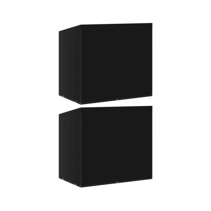 Housses de balancelle 2 pcs 6 œillets 135x105x175 cm