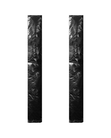 Housses de parasol avec fermeture éclair 2 pcs PE 250 cm
