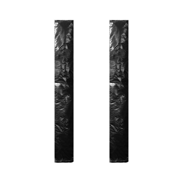 Housses de parasol avec fermeture éclair 2 pcs PE 250 cm