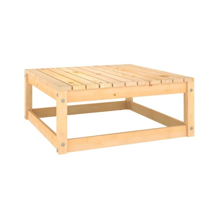 Salon de jardin 10 pcs avec coussins Bois de pin massif