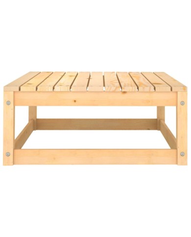 Salon de jardin 10 pcs avec coussins Bois de pin massif