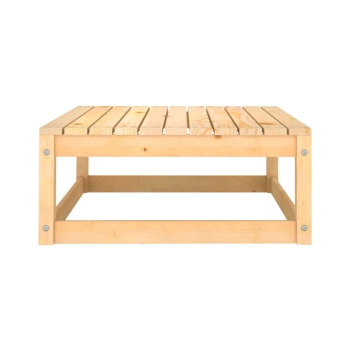 Salon de jardin 10 pcs avec coussins Bois de pin massif
