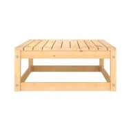 Salon de jardin 10 pcs avec coussins Bois de pin massif