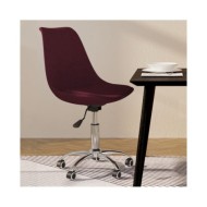 Chaise pivotante de salle à manger Violet Tissu
