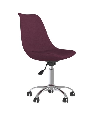 Chaise pivotante de salle à manger Violet Tissu