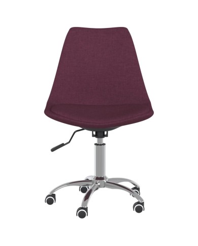 Chaise pivotante de salle à manger Violet Tissu