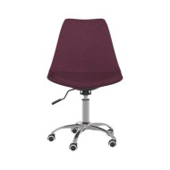 Chaise pivotante de salle à manger Violet Tissu