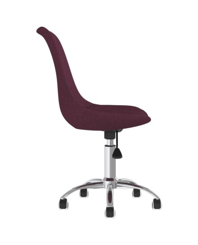Chaise pivotante de salle à manger Violet Tissu