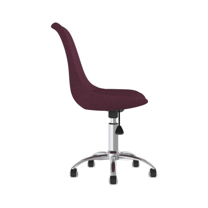 Chaise pivotante de salle à manger Violet Tissu