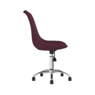 Chaise pivotante de salle à manger Violet Tissu