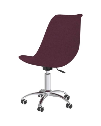 Chaise pivotante de salle à manger Violet Tissu