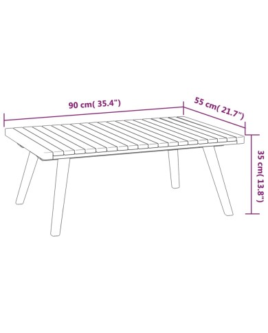 Salon de jardin 6 pcs avec coussins Bois d'acacia solide