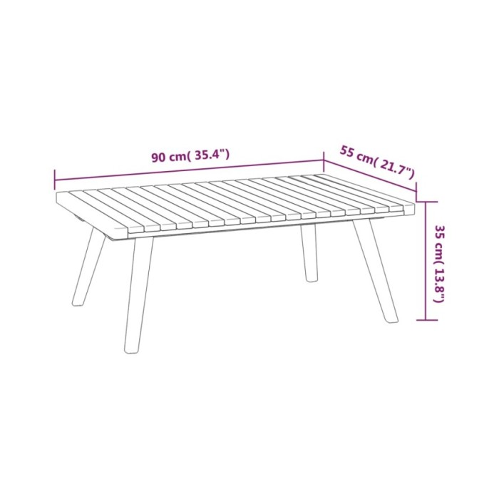 Salon de jardin 6 pcs avec coussins Bois d'acacia solide