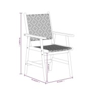 Ensemble de salle à manger de jardin 7 pcs Bois d'acacia solide