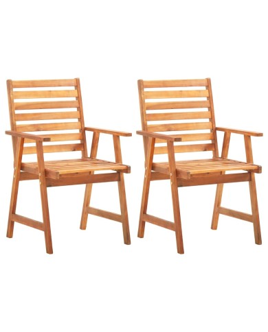 Ensemble de salle à manger de jardin 3 pcs Bois d'acacia solide