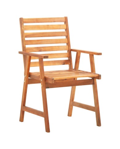 Ensemble de salle à manger de jardin 3 pcs Bois d'acacia solide