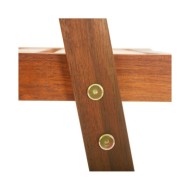 Ensemble de salle à manger de jardin 3 pcs Bois d'acacia solide
