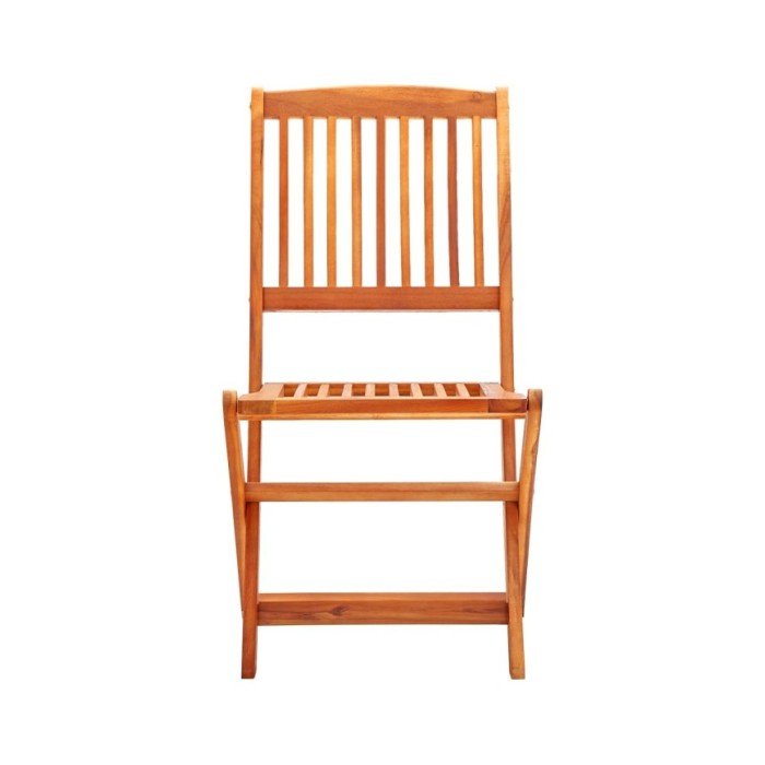 Chaises de jardin pliables 8 pcs Bois d'eucalyptus massif