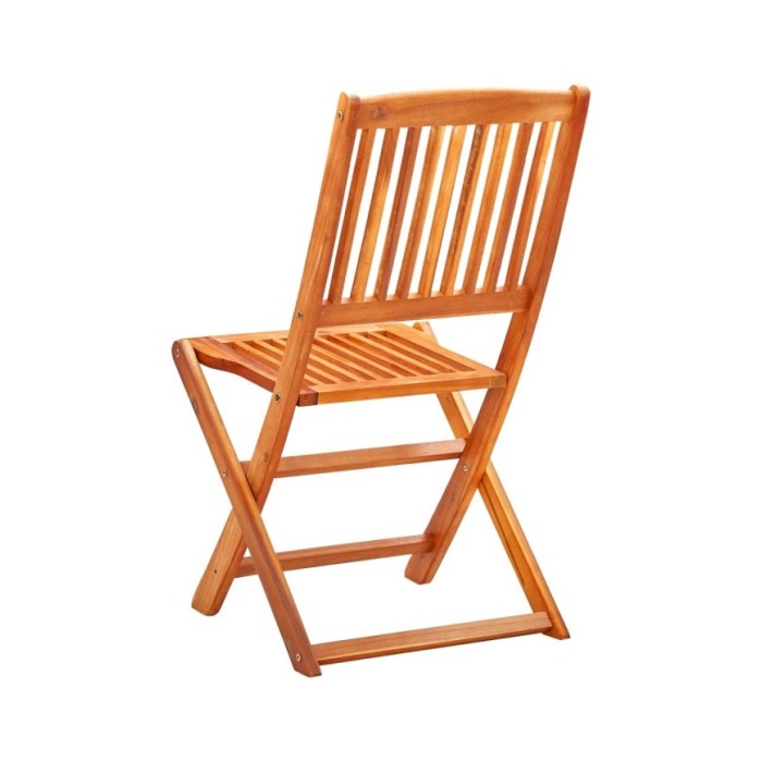 Chaises de jardin pliables 8 pcs Bois d'eucalyptus massif
