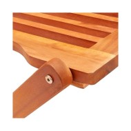 Chaises de jardin pliables 8 pcs Bois d'eucalyptus massif