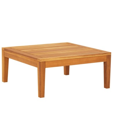 Salon de jardin 5 pcs avec coussins gris foncé Bois d'acacia