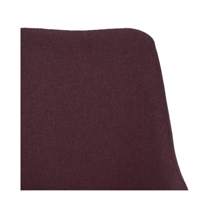 Chaise pivotante de bureau Violet Tissu