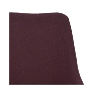 Chaise pivotante de bureau Violet Tissu