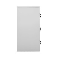 Armoires à casiers 5 pcs Gris clair et rouge 90x45x92,5cm Acier