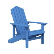 Chaises de jardin Adirondack 2 pcs PEHD Bleu aqua