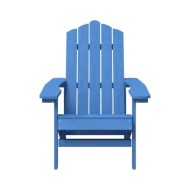 Chaises de jardin Adirondack 2 pcs PEHD Bleu aqua