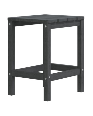 Chaises de jardin Adirondack avec table PEHD Anthracite