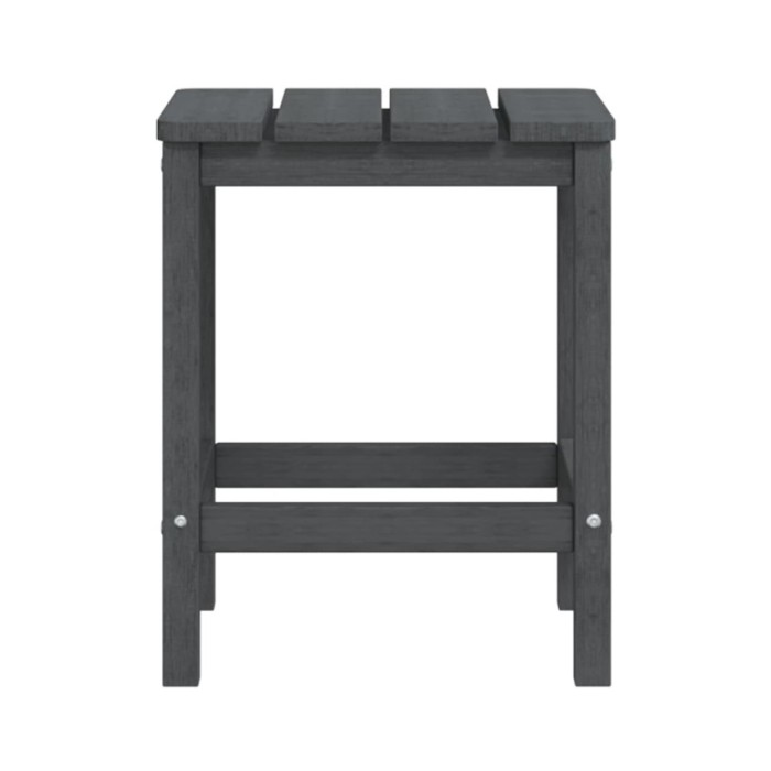 Chaises de jardin Adirondack avec table PEHD Anthracite