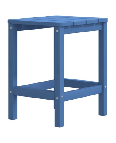 Chaises de jardin Adirondack repose-pied table PEHD Bleu aqua
