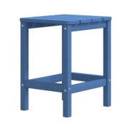 Chaises de jardin Adirondack repose-pied table PEHD Bleu aqua