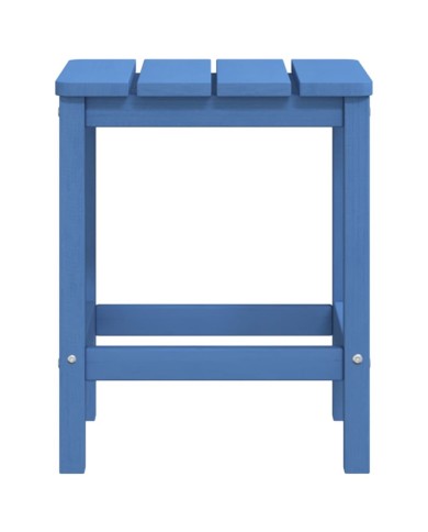 Chaises de jardin Adirondack repose-pied table PEHD Bleu aqua