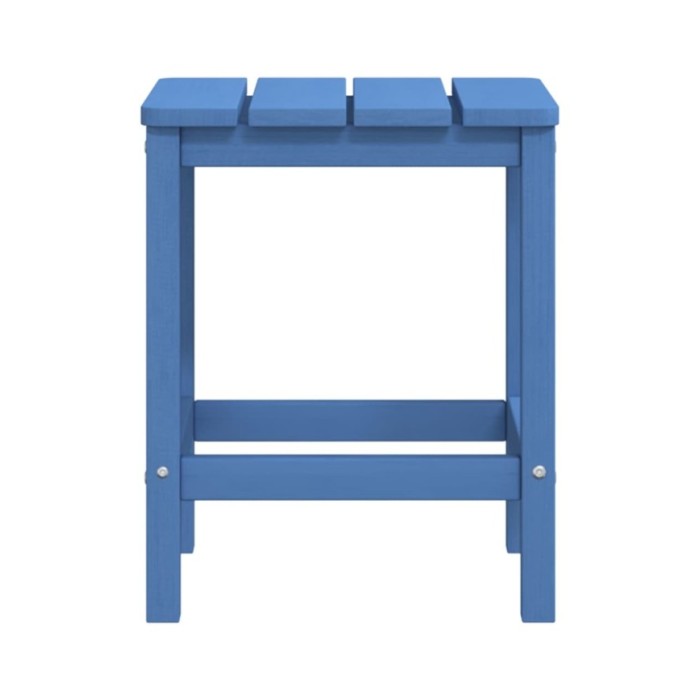 Chaises de jardin Adirondack repose-pied table PEHD Bleu aqua