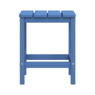 Chaises de jardin Adirondack repose-pied table PEHD Bleu aqua