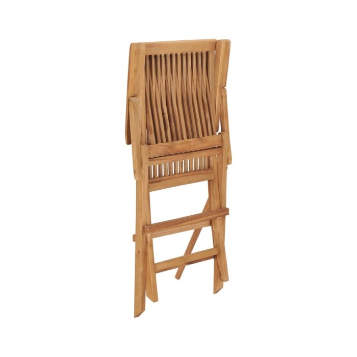 Chaises pliables de jardin 8 pcs Bois de teck solide