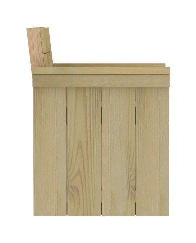 Meubles à dîner de jardin 7 pcs Bois de pin imprégné