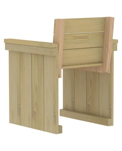 Meubles à dîner de jardin 7 pcs Bois de pin imprégné