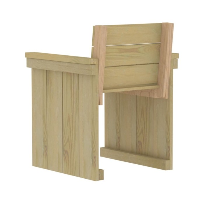 Meubles à dîner de jardin 7 pcs Bois de pin imprégné