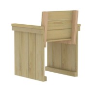 Meubles à dîner de jardin 7 pcs Bois de pin imprégné