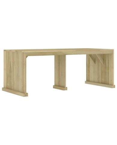 Meubles à dîner de jardin 7 pcs Bois de pin imprégné