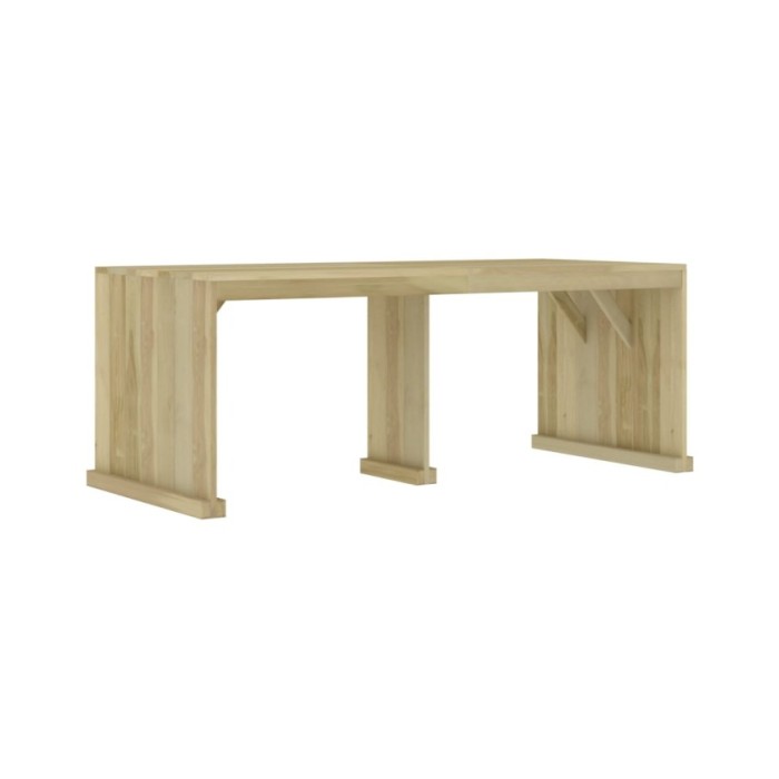 Meubles à dîner de jardin 7 pcs Bois de pin imprégné